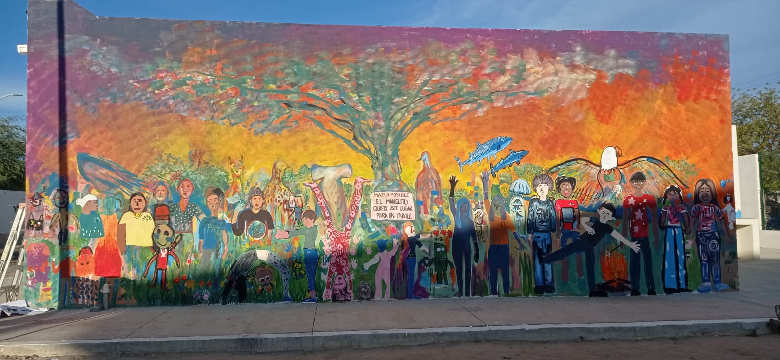 Actividad Cultural Comunitaria: Convite cultural en el Parque del Manglito, La Paz, Baja California Sur